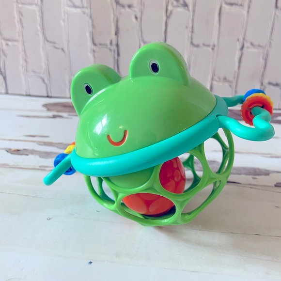 OBall Frog Rattle and Fisher Price Little People Tractor Lot - Picture 2 of 8